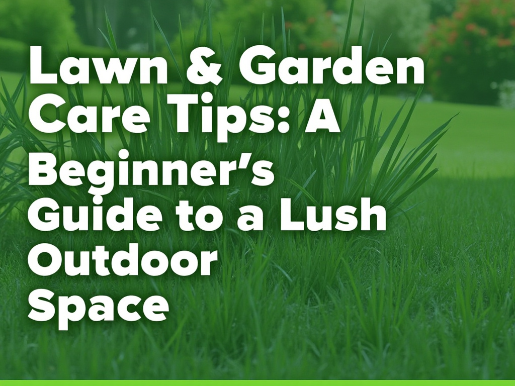 Lawn & Garden Care Tips: A Beginner’s Guide to a Lush Outdoor Space