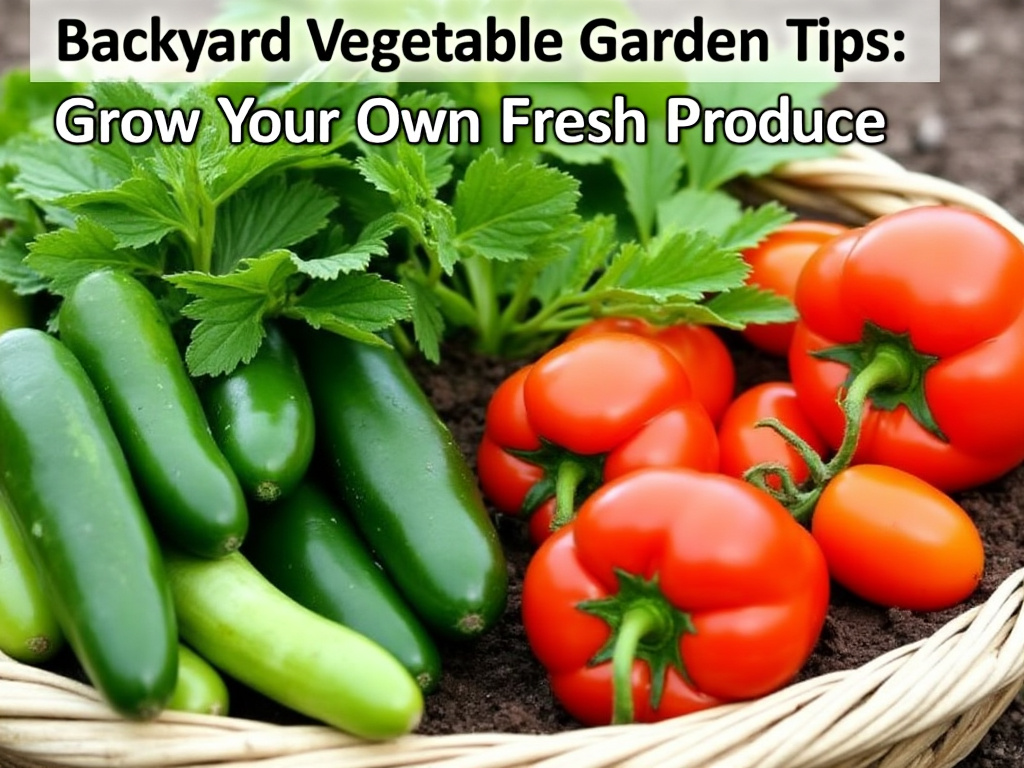 Backyard Vegetable Garden Tips: Grow Your Own Fresh Produce