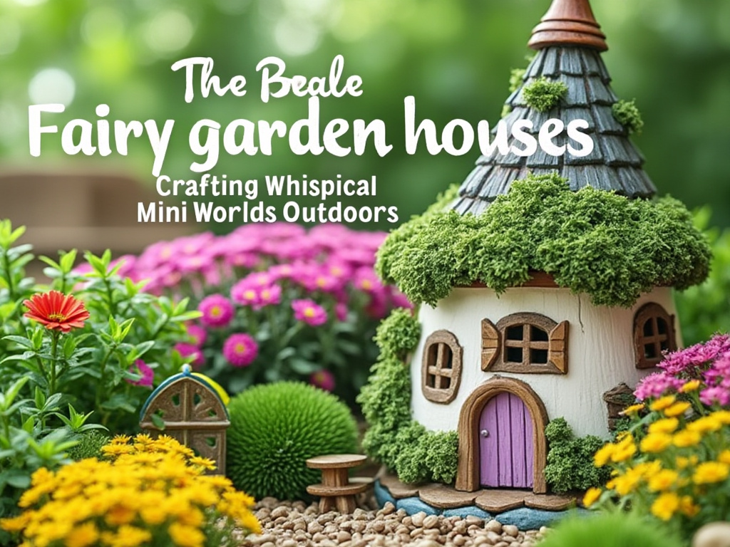 Fairy Garden Houses: Crafting Whimsical Mini Worlds Outdoors